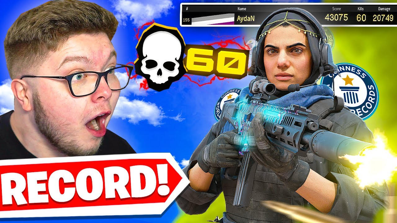 МИРОВОЙ РЕКОРД: 60 УБИЙСТВ В ОДИНОЧНОЙ ИГРЕ КВАДРА В CoD WARZONE 🤯 (Modern Warfare Warzone)