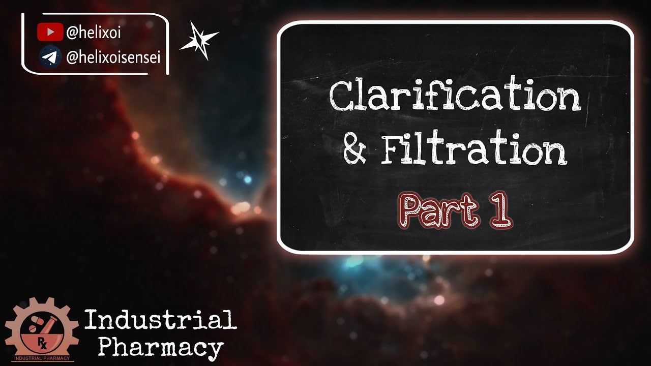 Lect. 4 P1 (Clarification) 𝐈𝐧𝐝𝐮𝐬𝐭𝐫𝐢𝐚𝐥 𝐏𝐡𝐚𝐫𝐦𝐚𝐜𝐲 𝐈 البارت الاول