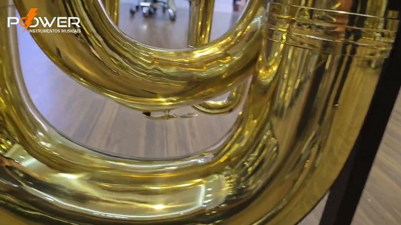 Tuba Conn 20J 6/4 Laqueada Sib (Usada)