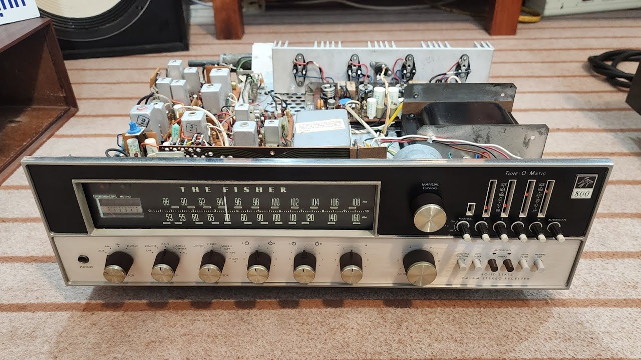 Huyền thoại The Fisher 800T, Pow ampllier Mỹ xuất âm biến thế đảo pha - Châu Audio 0987.468.150