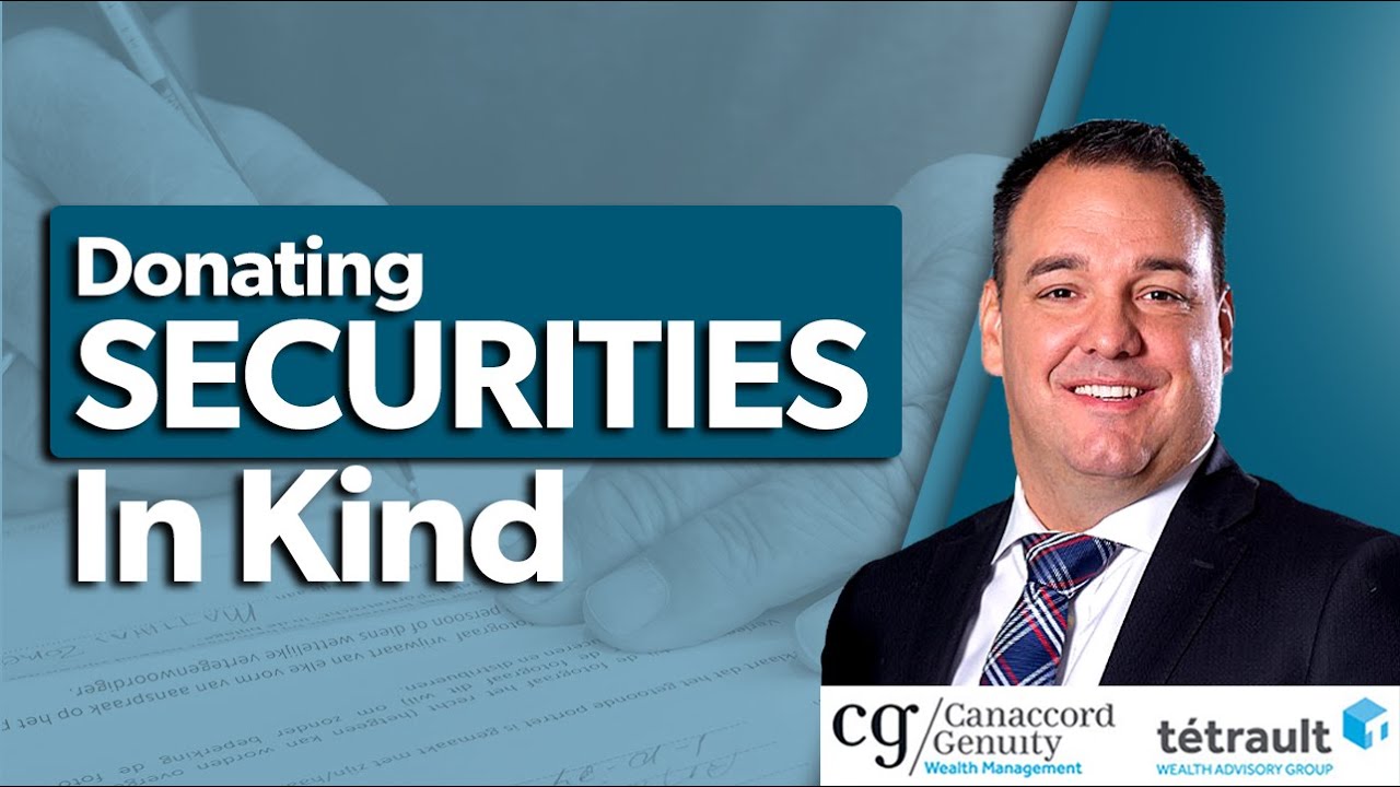 Donating Securities In Kind