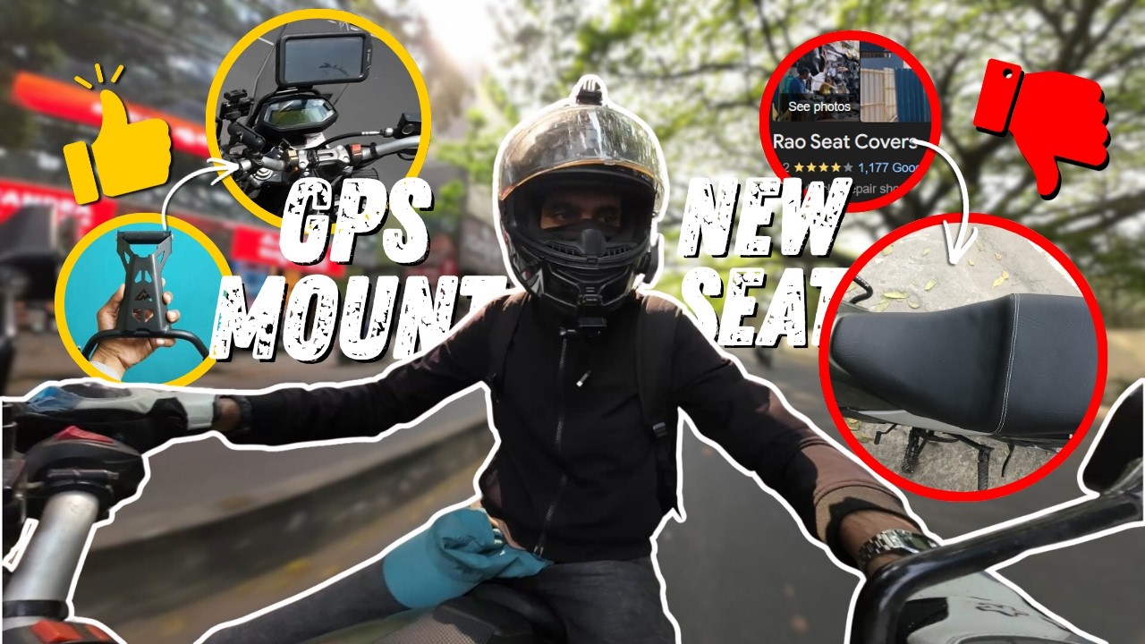 BEST Mobile Mount for Xpluse200 | WORST New Seat|  @altitudemotoindia  | Rao Seat Cover Bangalore