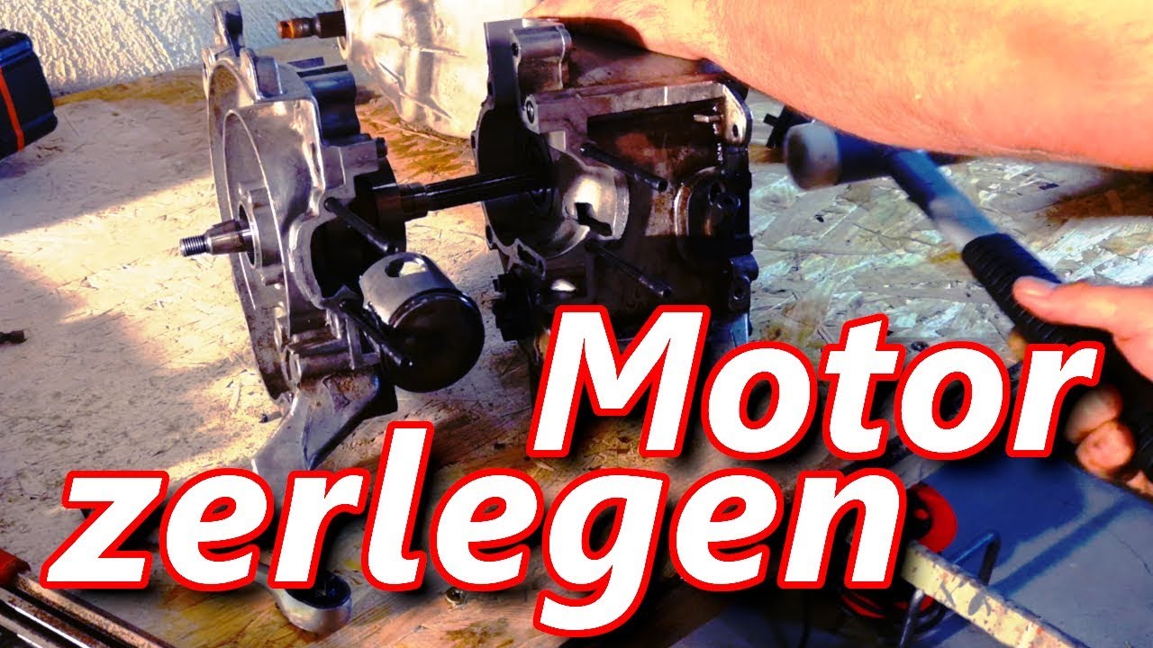 Kurbelwelle ausbauen - Aprilia SR50 Lagerschaden