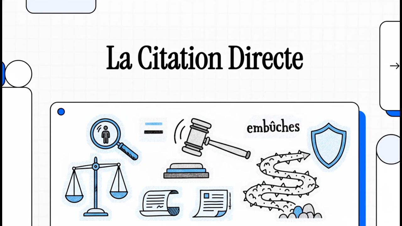 Citation Directe : Saisir le Tribunal Sans le Procureur - Guide Complet