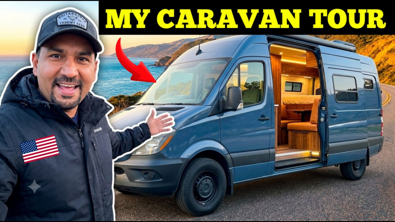My New CARAVAN TOUR in America 🇺🇸 || Indian in USA