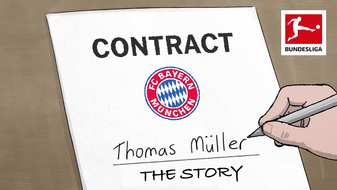 GOODBYE, Thomas! 🥹🐐 The Story of  Thomas Müller – A Bundesliga LEGEND – by Nick Murray Willis 🎨
