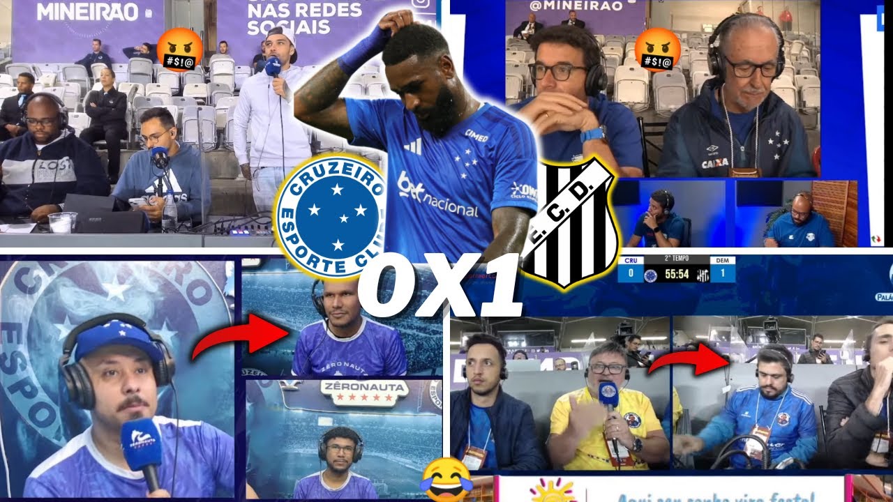 REAÇÕES DOS CRUZEIRENSES REVOLTADOS | GERSON ESTREIA COM DERROTA  | CRUZEIRO 0 X 1 DEMOCRATA GV