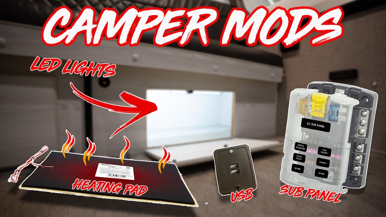 3 RV Electrical Modifications you MUST SEE! - Installing a Sub-Panel in my Pop Up Camper