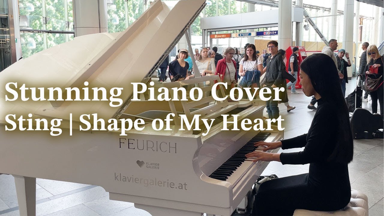 Stunning Street Piano Cover | Sting - Shape of My Heart | YUKI PIANO