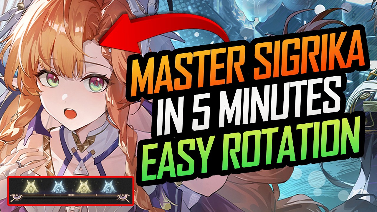 MASTER SIGRIKA EASY Guide Rotation and Builds Wuthering Waves