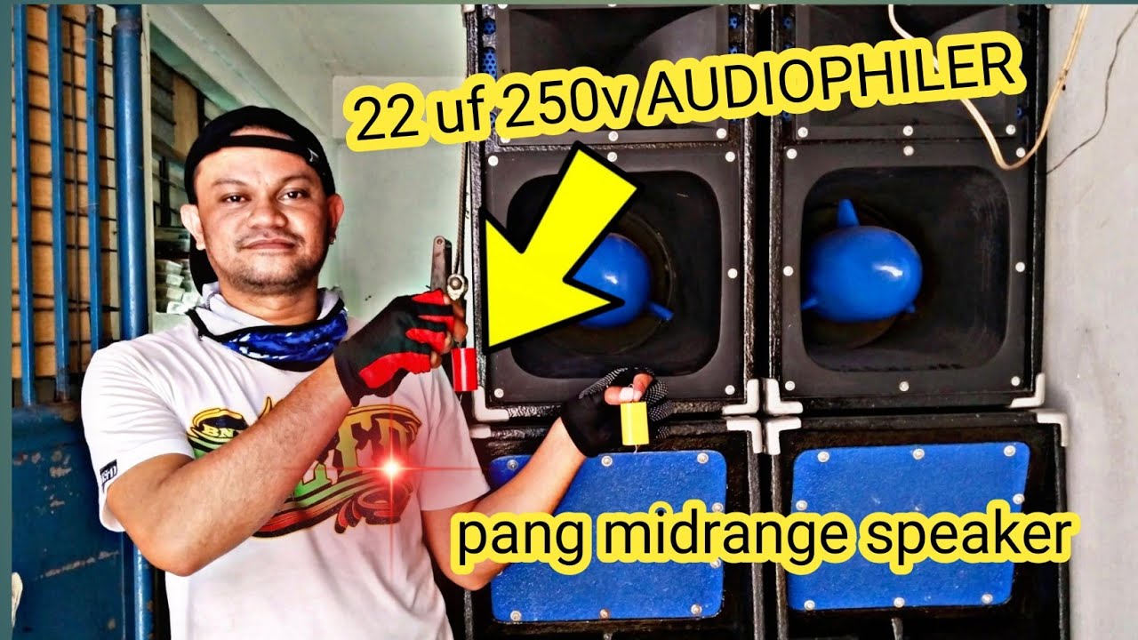Capacitor na maganda gamitin sa midrange speaker, 22uf 250v nonpolar