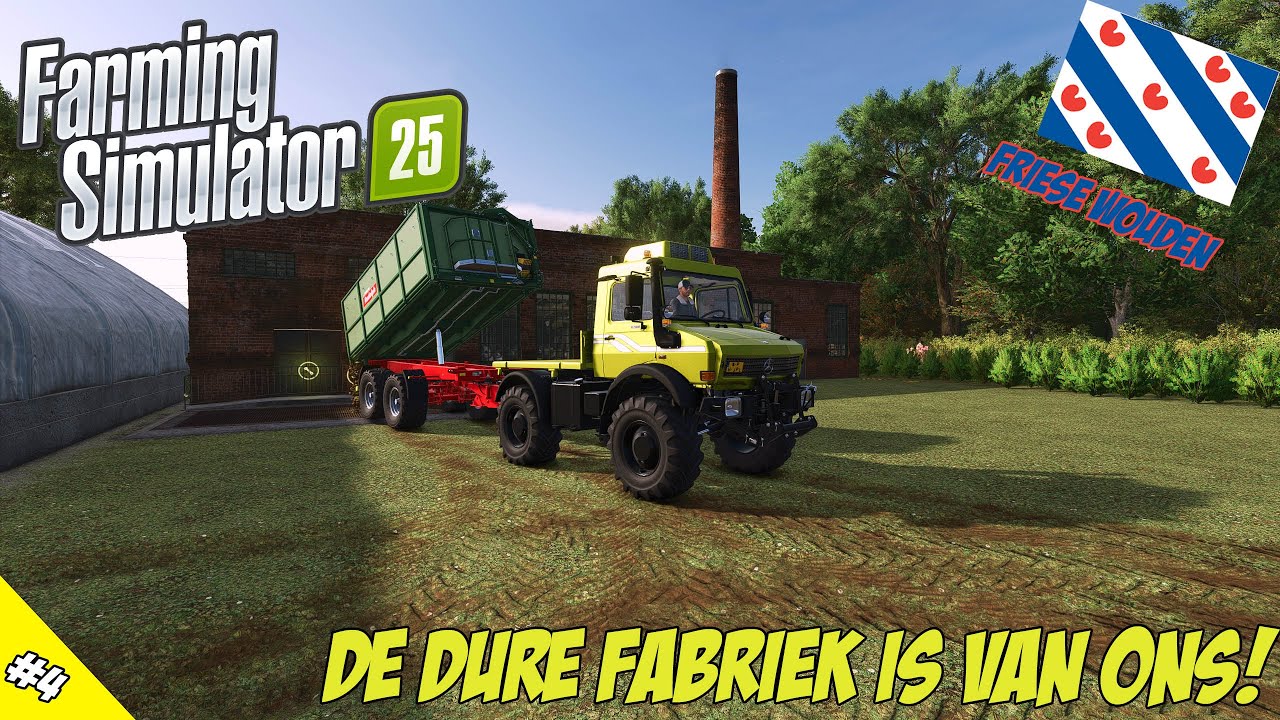 'DE DURE FABRIEK IS VAN ONS!' Farming Simulator 25 Friese Wouden #4