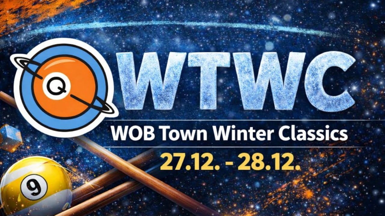 WOB Town Winter Classics 2025 - Billard Live aus Wolfsburg - 9-Ball Einzel