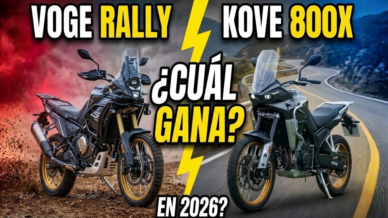 VOGE 800 RALLY vs KOVE 800X PRO: ¿Cuál comprar en 2026?