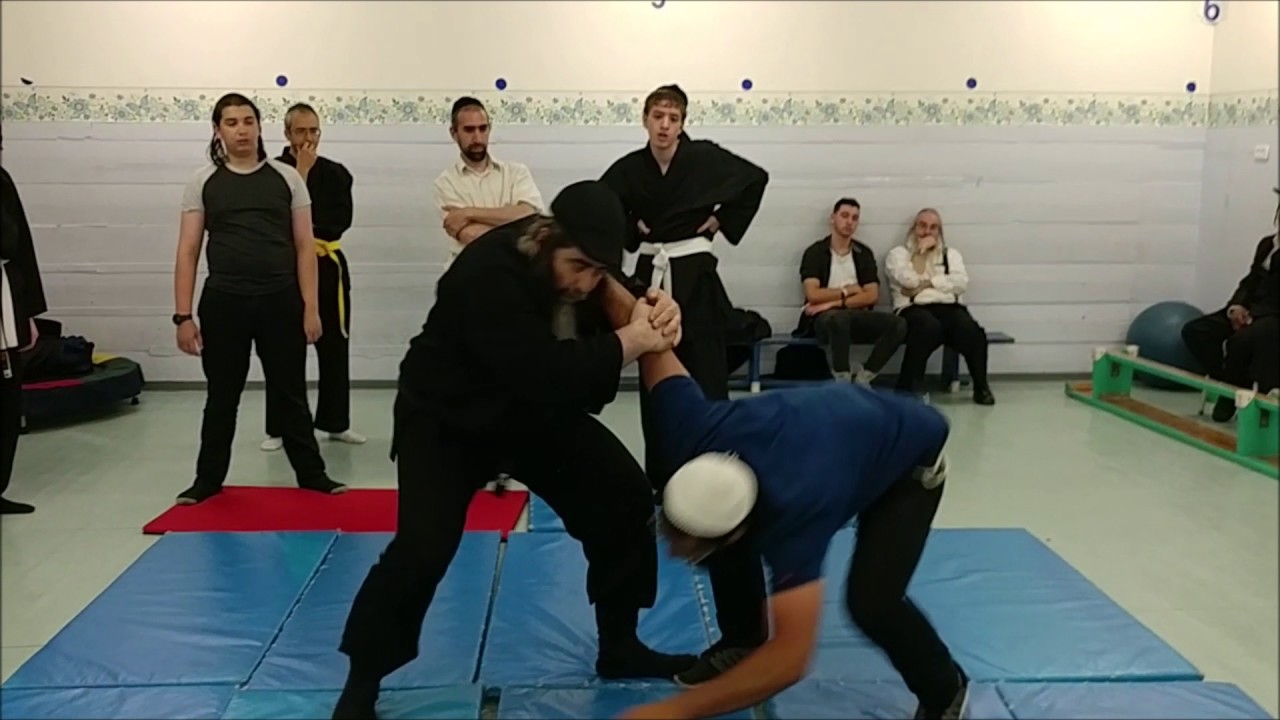 נינג'וטסו ישראל חלק 167 טכניקות מול אגרופים כיכר השבת