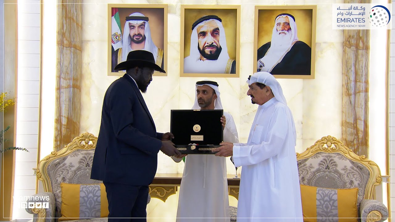 حاكم عجمان يستقبل رئيس جنوب السودان