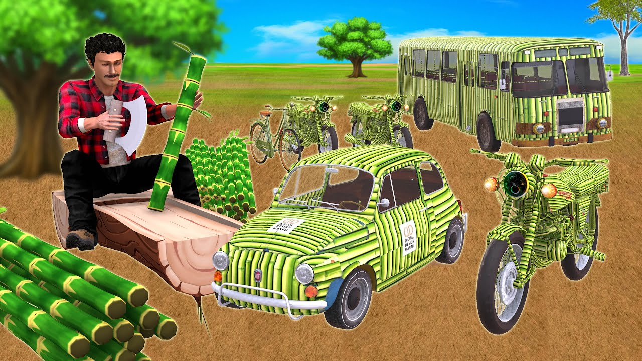ஏழையின் மூங்கில் வாகனங்கள் Bamboo Vehicles - tamil stories - stories in tamil - grandma tv tamil