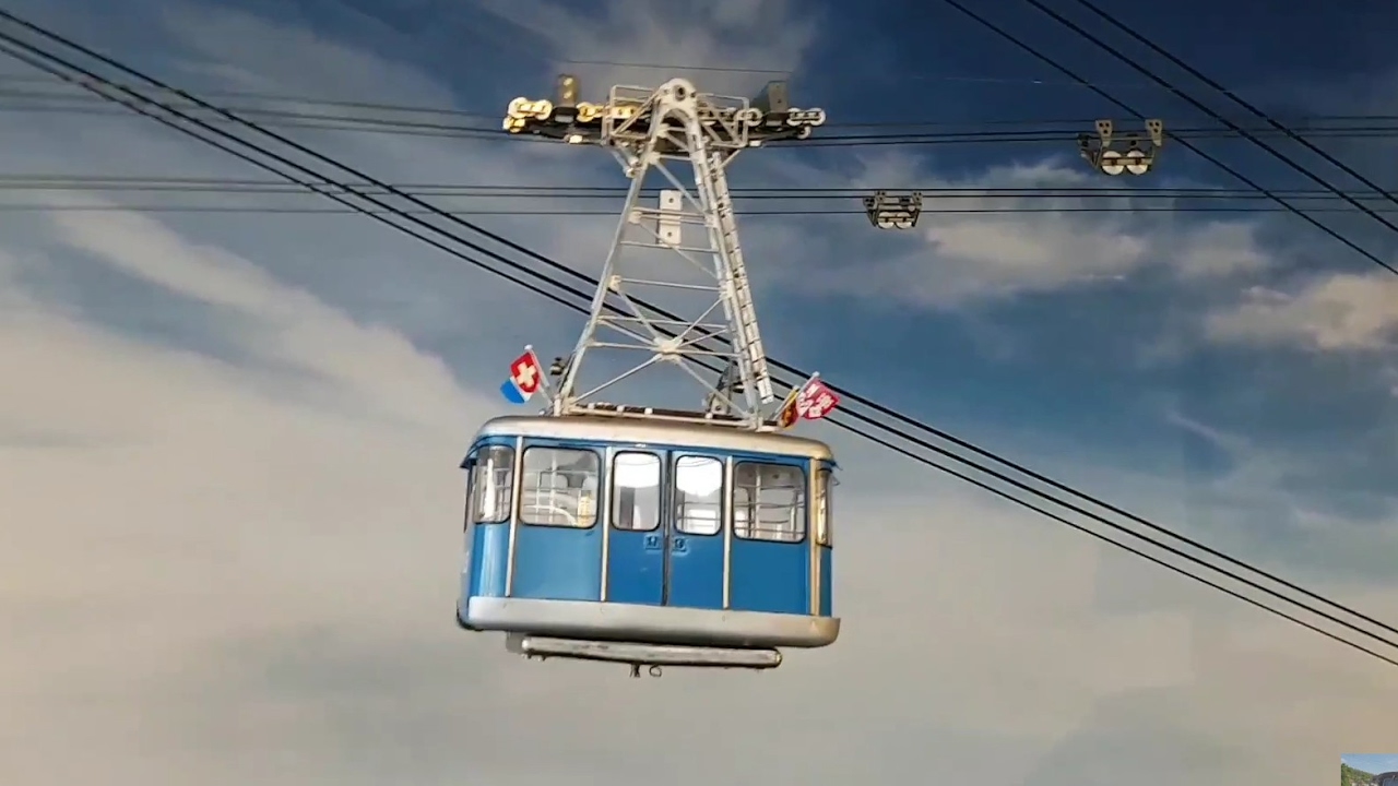 Titlis Modellseilbahn im Verkehrshaus der schweiz