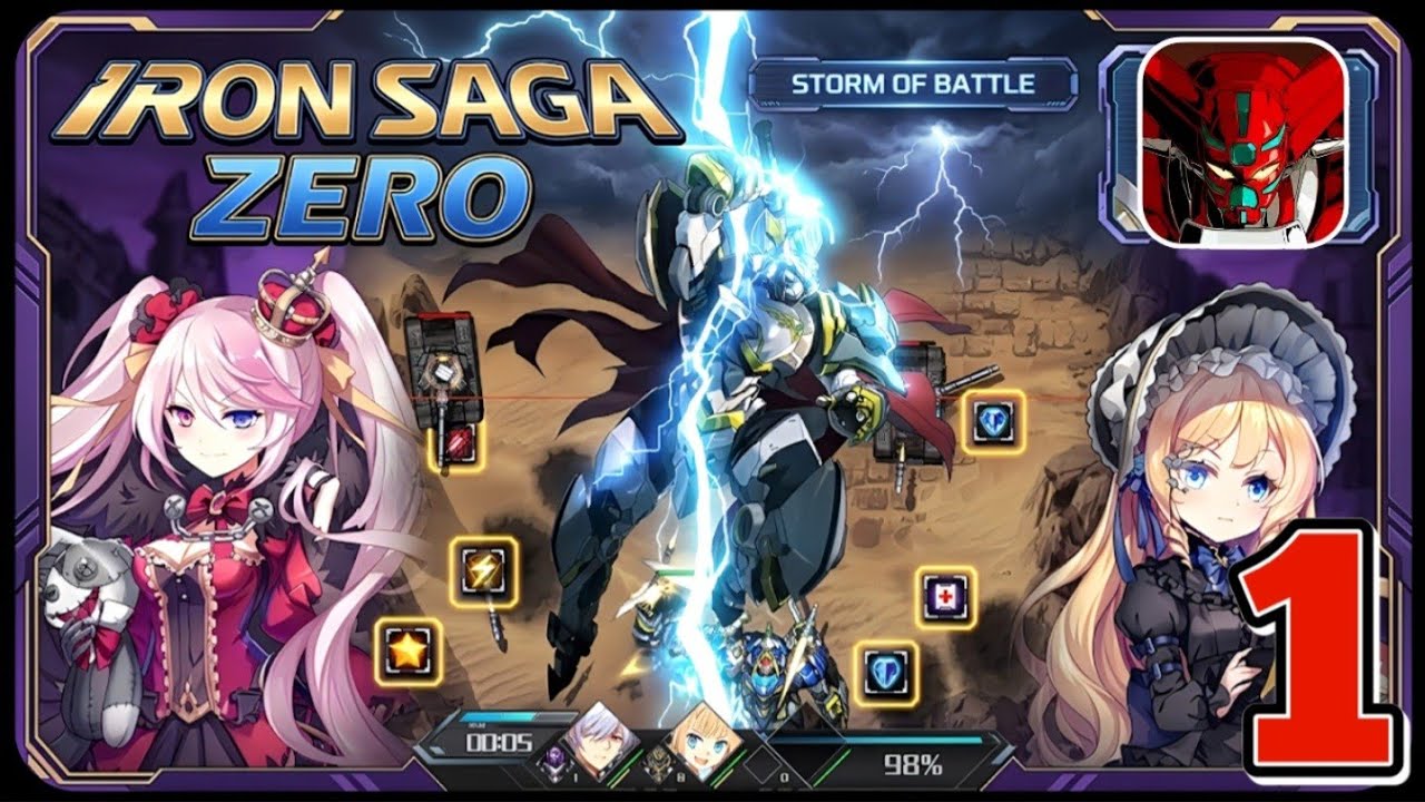Iron Saga: ZERO Gameplay Pt 1 – The Ultimate Mobile Mecha Experience! - No Commentary @CurateGamer 