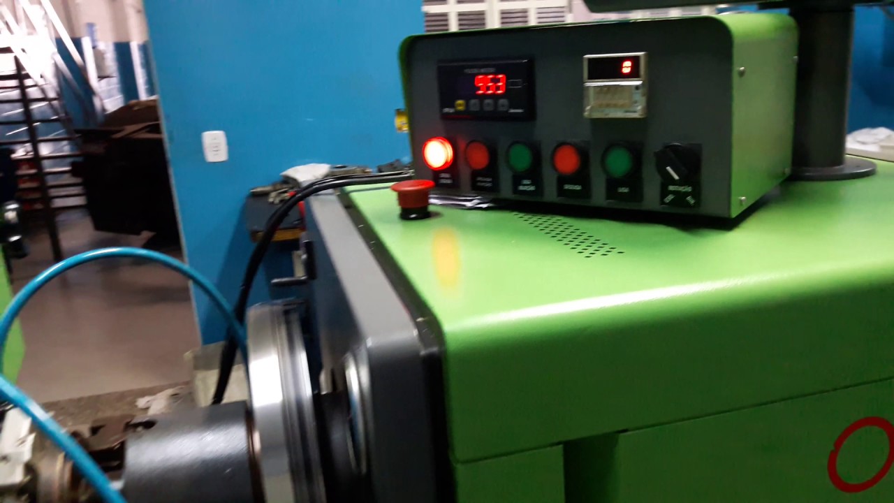 Fonte TCR 300 controlando bancada da Guarin para testar common rail #commonrail