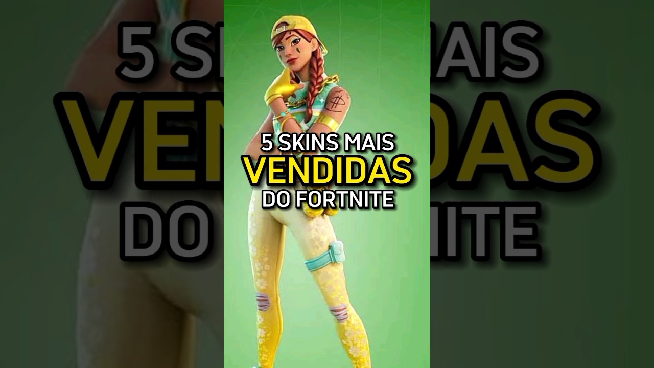 5 SKINS MAIS VENDIDAS DA HIST&Oacute;RIA DO FORTNITE! 🤑