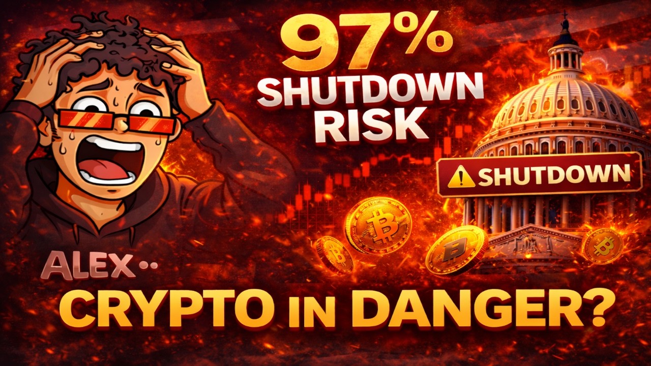 😤 Crypto in DANGER again?! 97% Risk for Goverment shutdown...