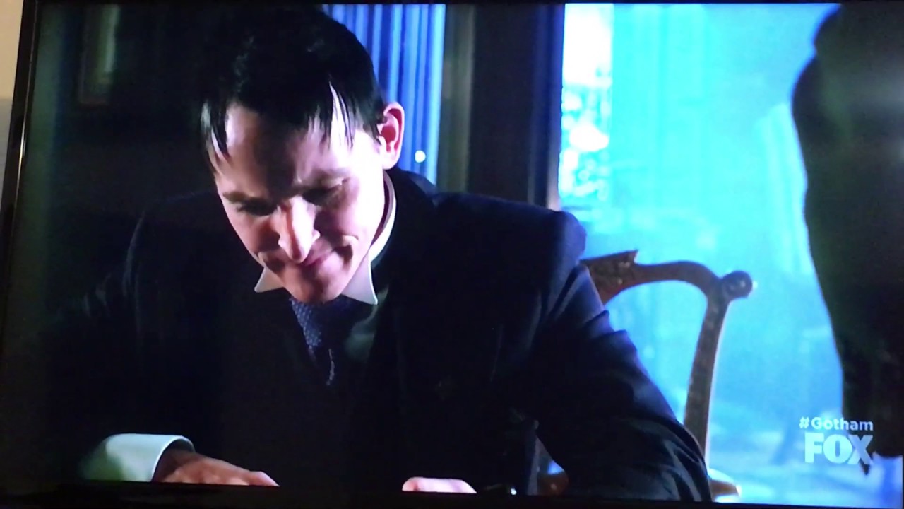 Gotham Season 3 Episode 11 Beware the Green-Eyed Beast Penguin Tells Ed That He Loves Him