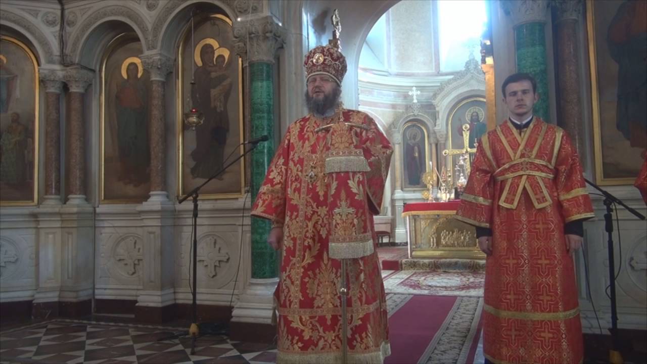 Проповедь архиеп. Евлогия в день памяти усекновения главы пророка Иоанна Предтечи 11.09.2016