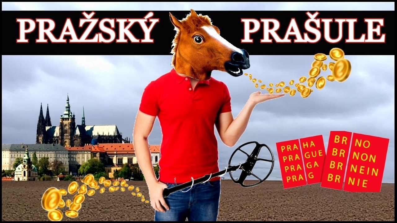 Pražské detektorování - rozličné mince a předměty od hlavního města