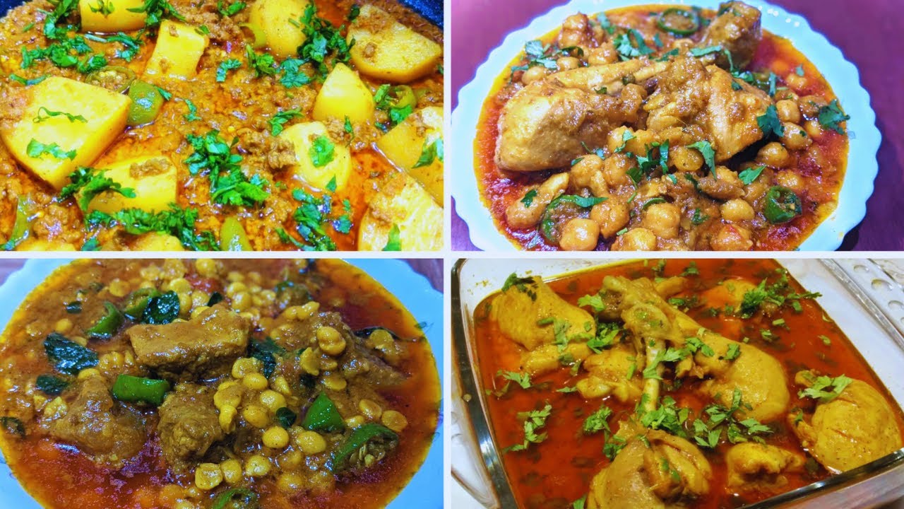 4 Quick & Easy Recipes for Lunch / Dinner by ( Cook With Sarwat )