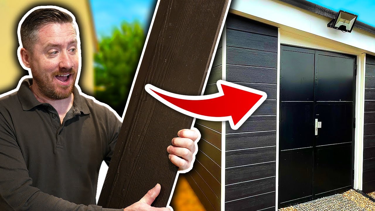 JE POSE UN BARDAGE IMPUTRESCIBLE SUR MA CABANE DE JARDIN !!!