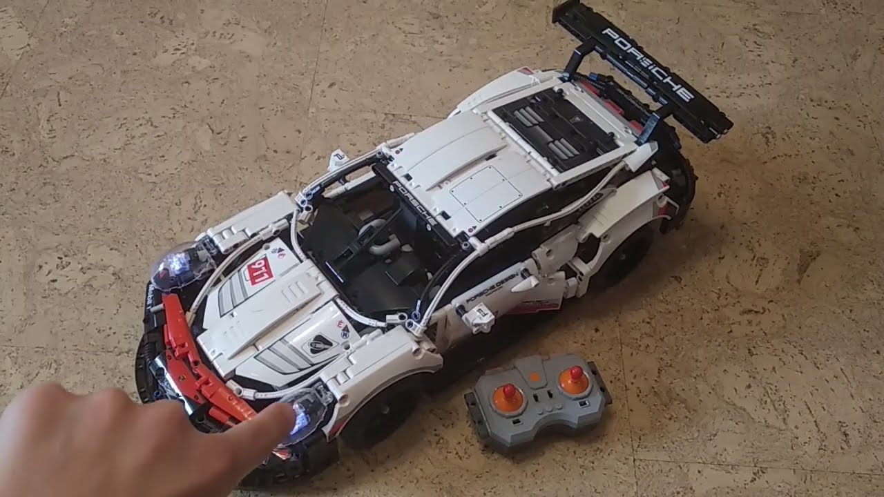 Вот вся мощь багги мотора! Моторизация набора LEGO technic 42096 (версия 4)