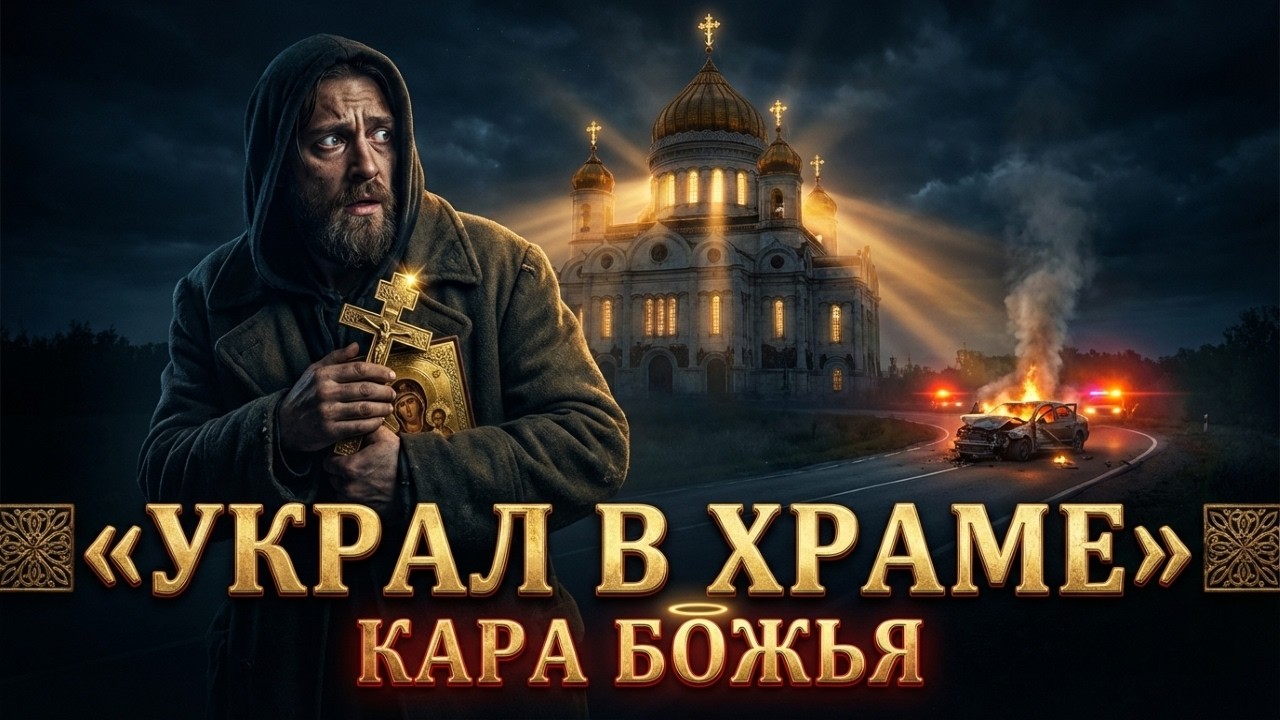 УКРАЛ ИЗ ХРАМА – кара Божия нашла в АВАРИИ!