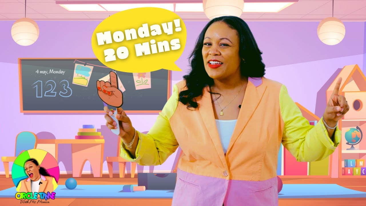 Preschool Lesson Monday | Learn Letter Ww | Number 5 | Learn Square Shape | Circle Time Lesson
