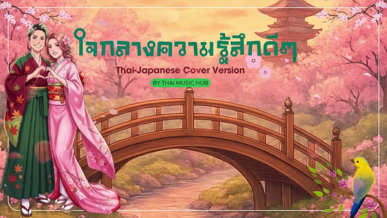 ใจกลางความรู้สึกดีๆ  ไทย-ญี่ปุ่น เวอรชั่น ญ [AI Cover Version] Original : เอ๊ะ จิรากร