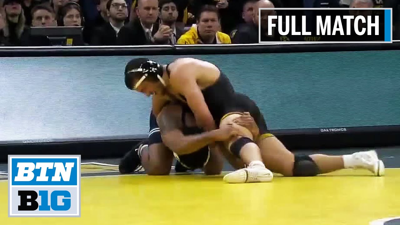 174 LBS: #3 Michael Kemerer (Iowa) vs. #1 Mark Hall (Penn State) | 2020 B1G Wrestling
