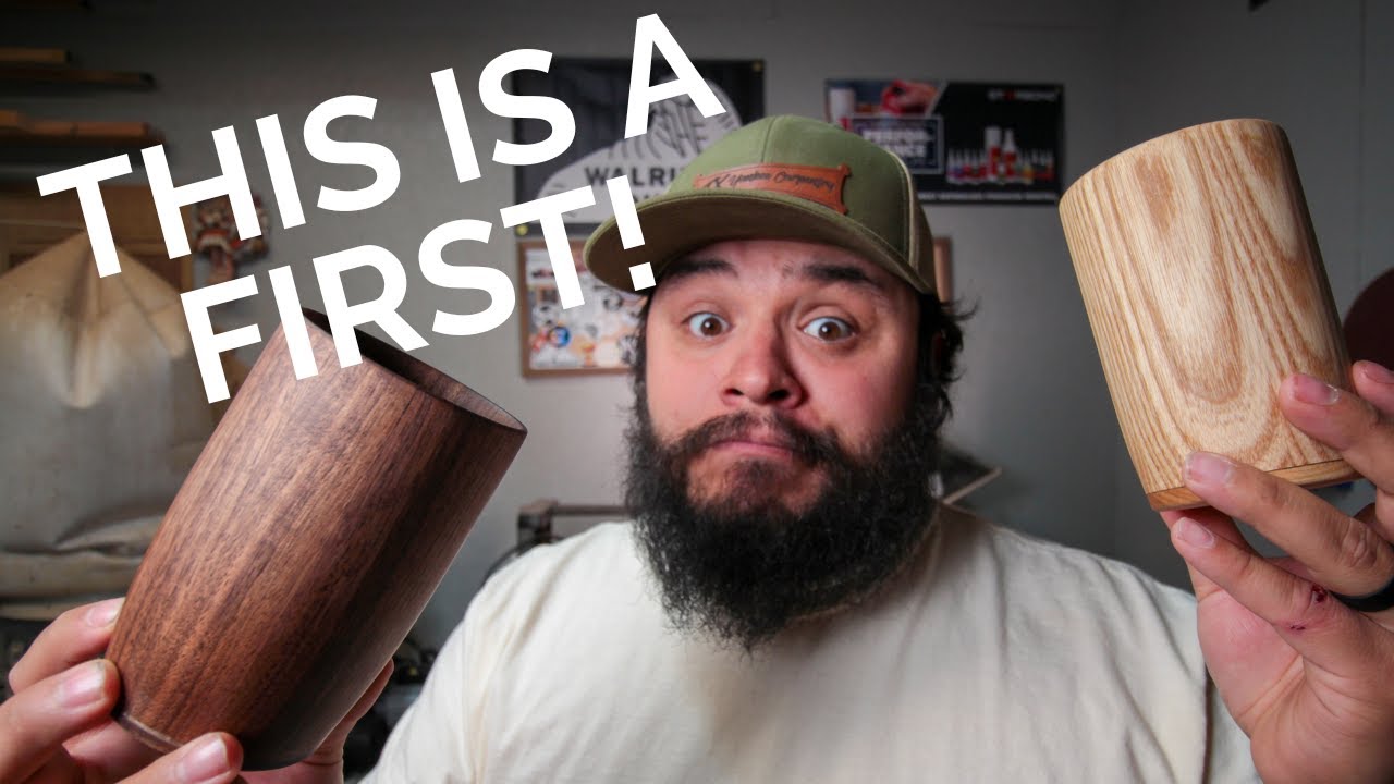 How to make a wooden cup.