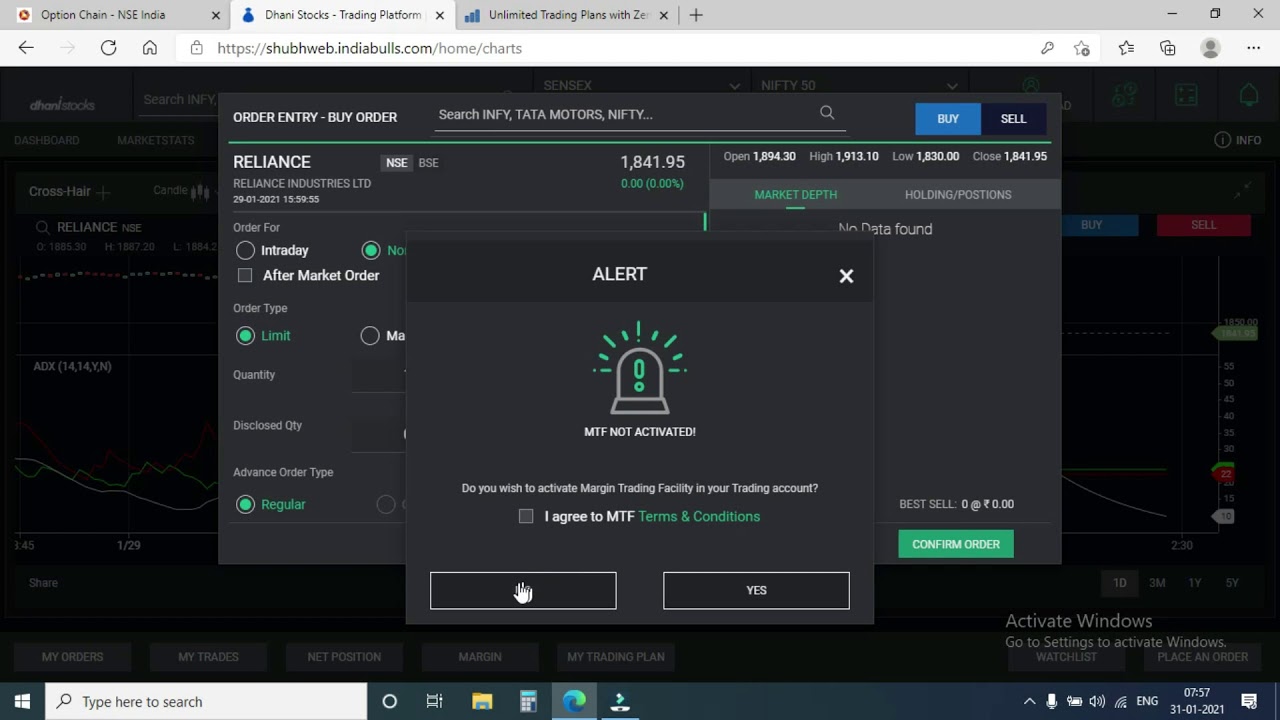 DHANI STOCKS TRADING PLATFORM