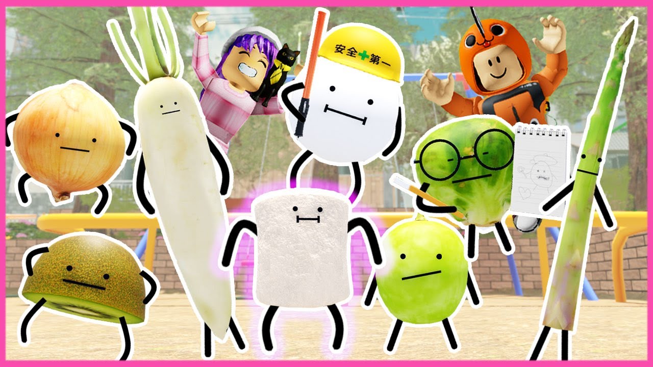 Roblox-หาผลไม้ใหม่ How to get NEW All 8 New Foods and White Marshmallow BADGES in Secret Staycation