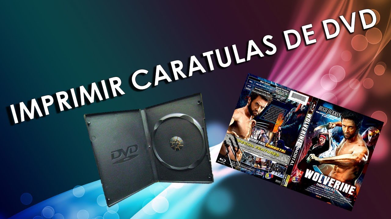 Como imprimir caratulas de DVD - CARATULADOR