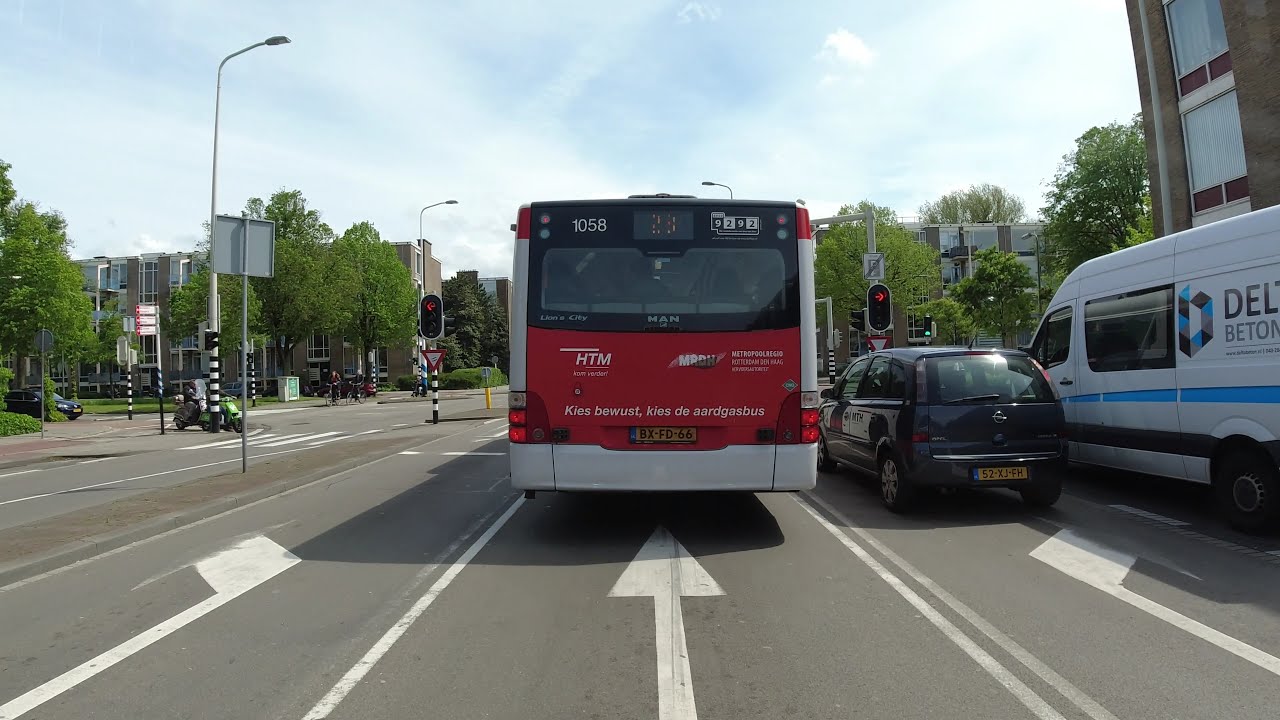 HTM lijn 21: Scheveningen Noord - Vrederust | 2021 | 4K