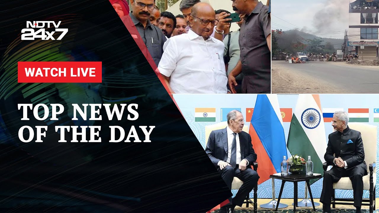 NCP National President | Manipur Issue | Serbia Shooting | India-Russia SCO Meet | NDTV 24x7 Live TV