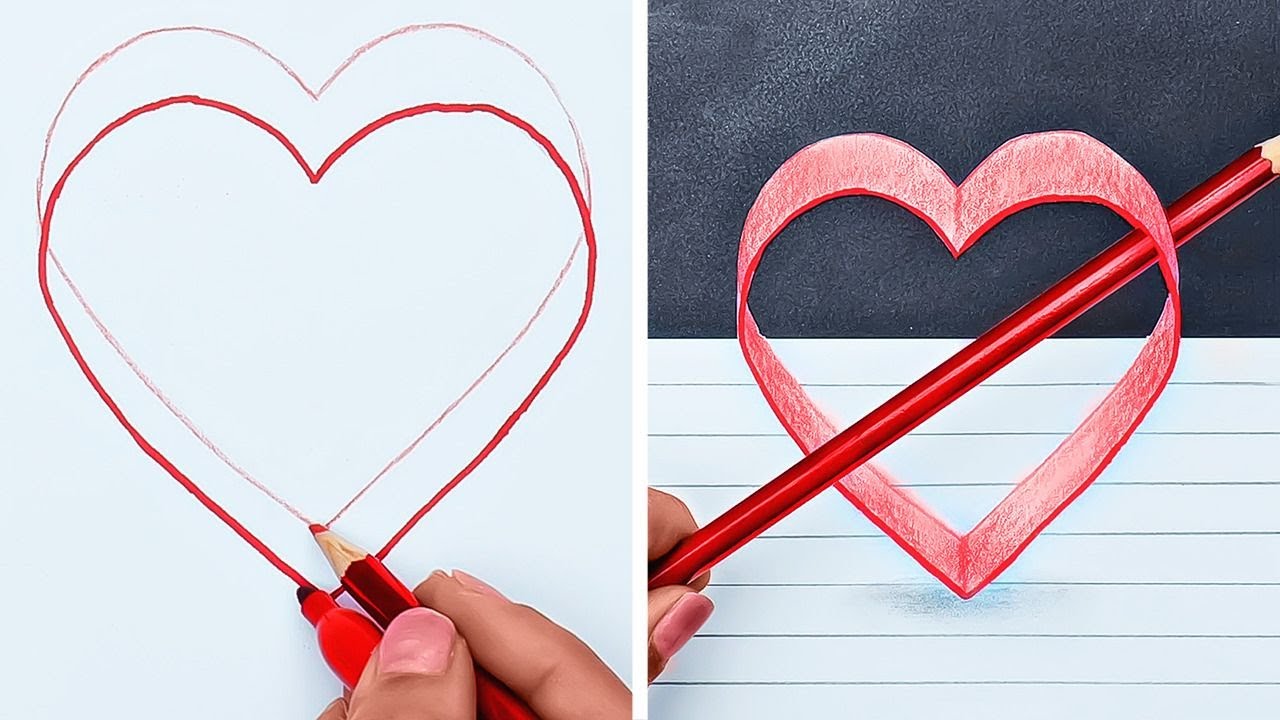DIBUJOS 3D PARA CAMBIAR TU PERSPECTIVA || SIMPLES DIBUJOS QUE PUEDES HACER AHORA MISMO