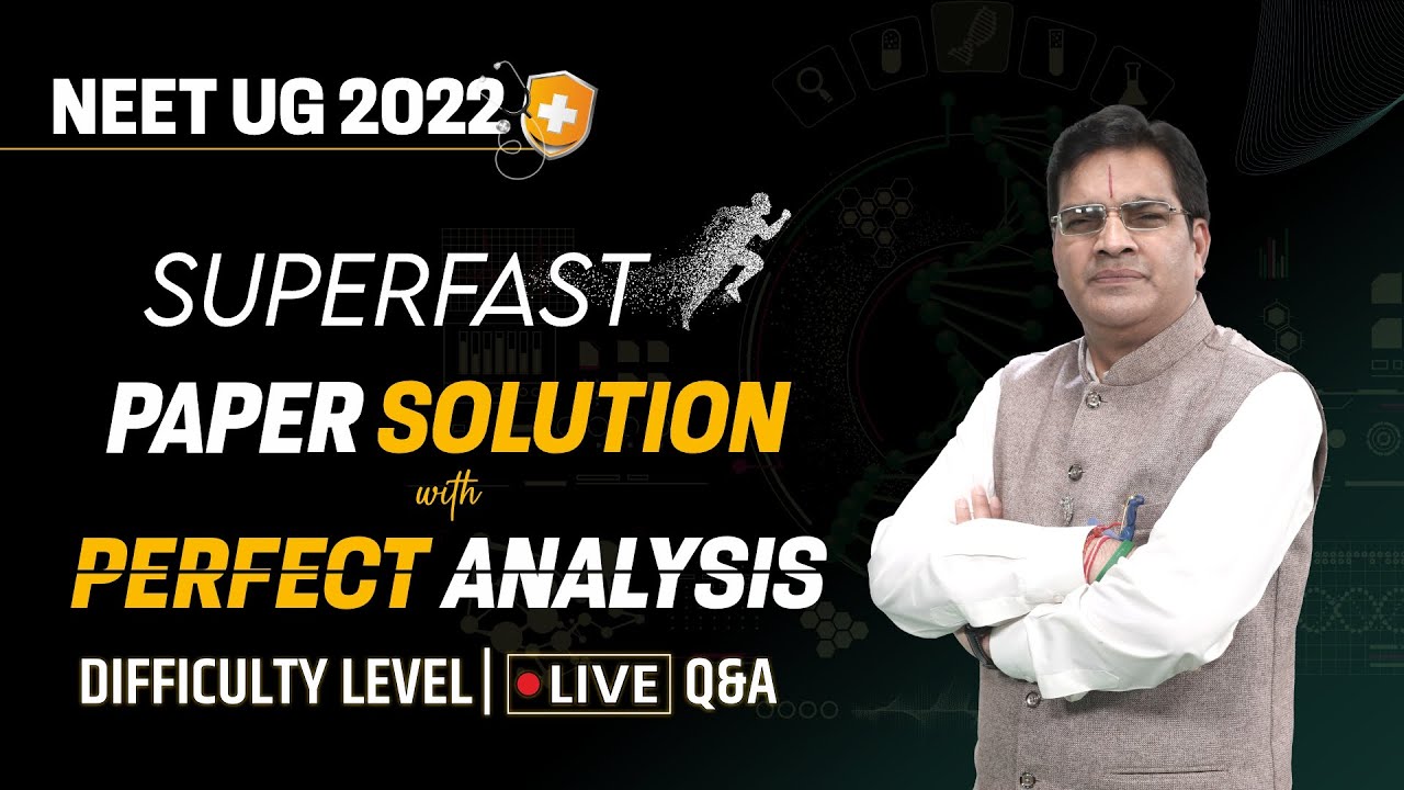 NEET (UG) 2022 🔴 Live Superfast Paper Analysis, Solution & Answer key by BM Sir | ALLEN Kota