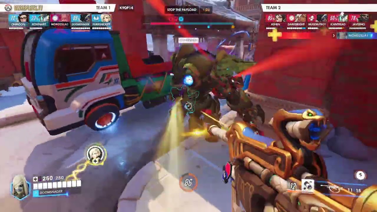 ok game play by DOOMSNAGER — Overwatch Replay K9DP14