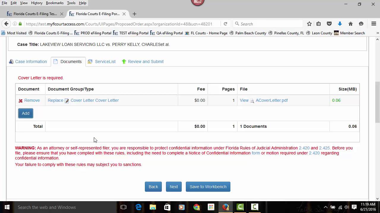 Submitting a Proposed Order