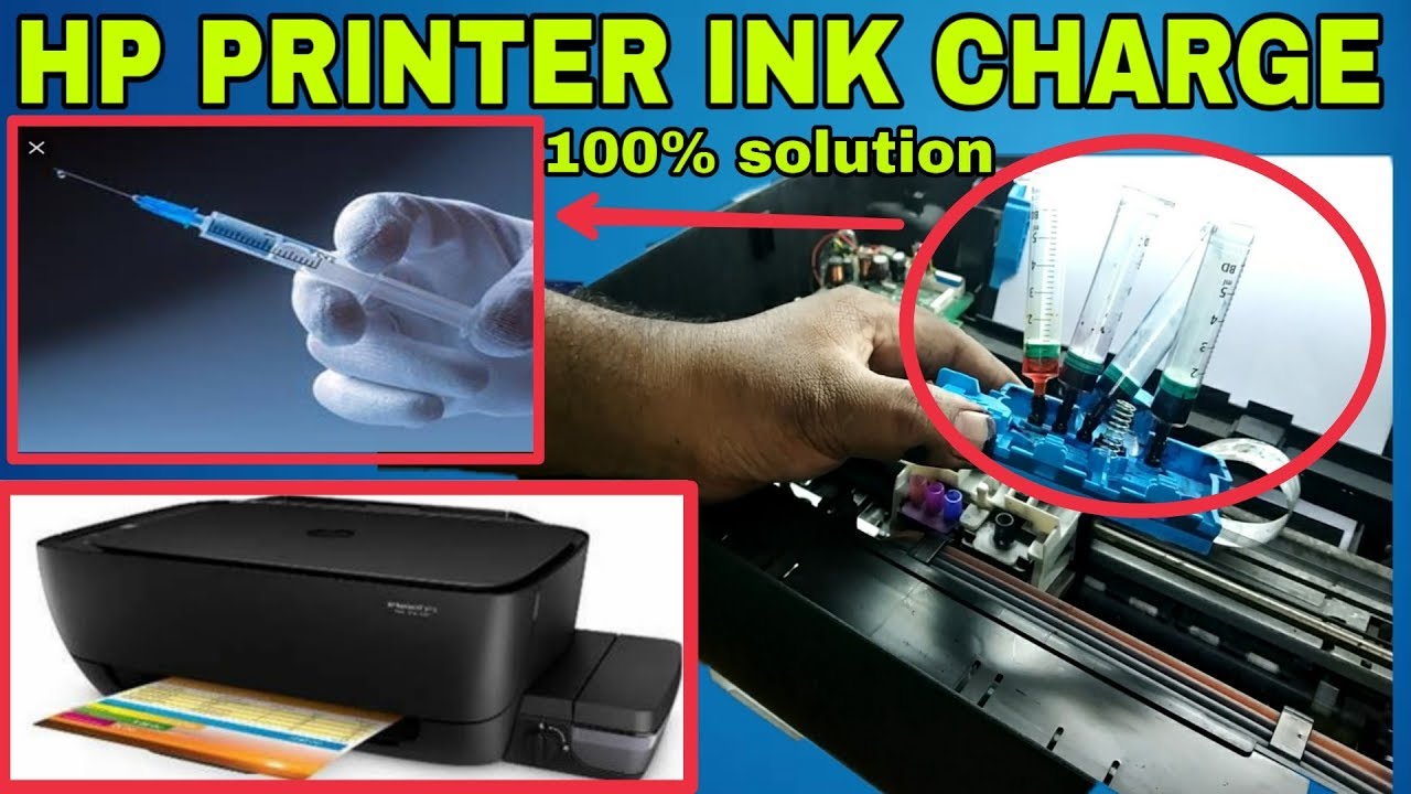 hp deskjet 5820 missing color