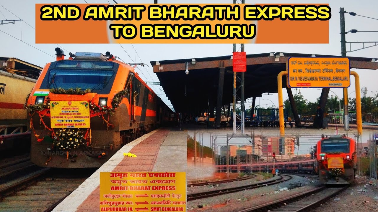 Amrit Bharath Express, Bengaluru I 2nd Amrith Bharath Express I SMVT Bengaluru I #wap5 