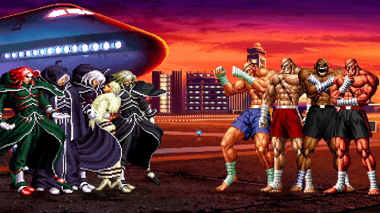 [KOF Mugen] Boss Igniz Team vs Sagat Team