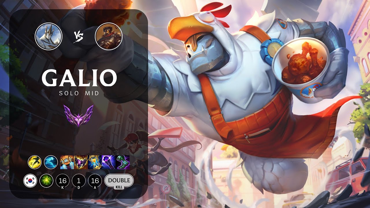 Galio Mid vs Viktor - KR Master Patch 12.23